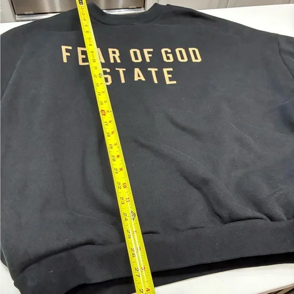 Essentials Fear Of God State crewneck black size L - Picture 3 of 5